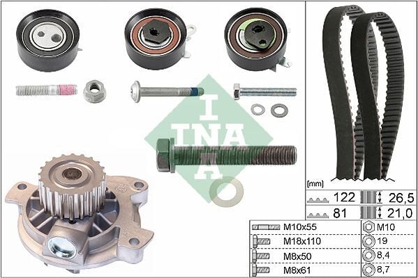 DEVİRDAİMLİ TRİGER SETİ 122x26.5 -077x21 T4 2.5TDI-LT35 2.5TDI ACV-ANJ-AVR