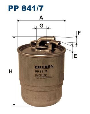 YAKIT FILTRESI MERCEDES OM642 W204 C219 W164 W463 W639 B906