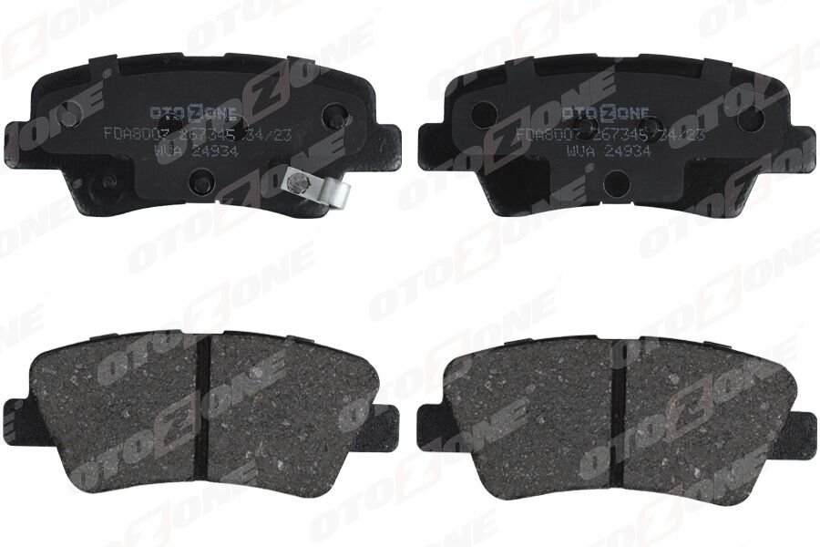 ARKA FREN BALATA HYUNDAI i20 1.2L G4LA 15-20 1.4L G4LC 15-18 1.4L D4FC CRDi 15-18 / ELANTRA 1.6L D4FB G4FG 16-> / KIA SOUL 1.6L D4FB 14-> / SPORTAGE 1.6L G4FD G4FJ T-GDI 15-> 1.6L D4FE 18->