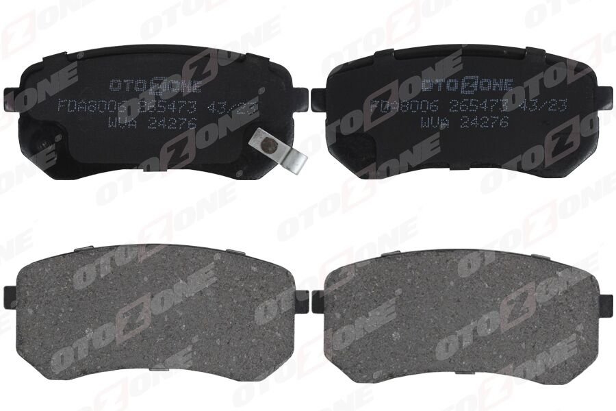 ARKA FREN BALATA HYUNDAI i10 1.0L 1.1L 08-13 / KIA PICANTO 1.0L 1.1L 05-11 - Aşınma ikaz soketli