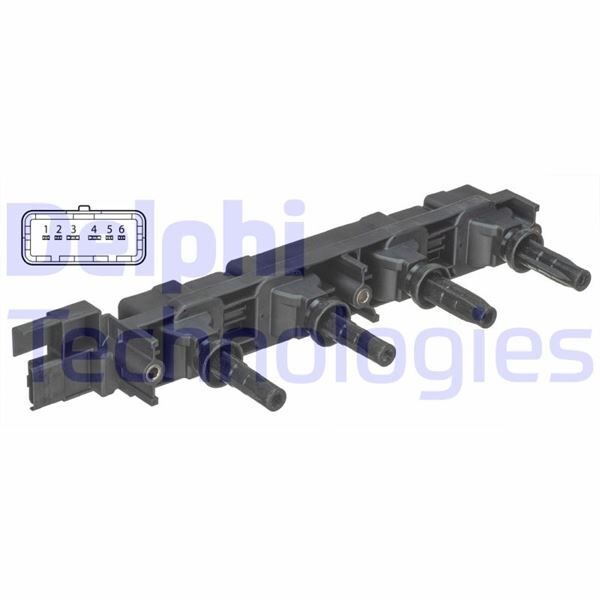 ATEŞLEME BOBİNİ P206 2.0RC C4 2.0 C8 2.2 P307-2.0 P406 2.2 P407 1.8 2.2 04-10 P607 2.2 P807 2.2