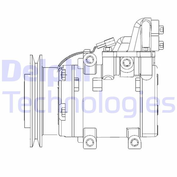 KLİMA KOMPRESÖRÜ FORD RANGER 98> 2.5D-2.5-3.0 TDCI