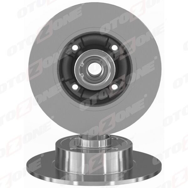 ARKA FREN AYNASI RENAULT MEGANE II 02> MODUS 04> CLIO III 05> 240x82.5x4DELİK RULMANLI ABS SENSÖRLÜ