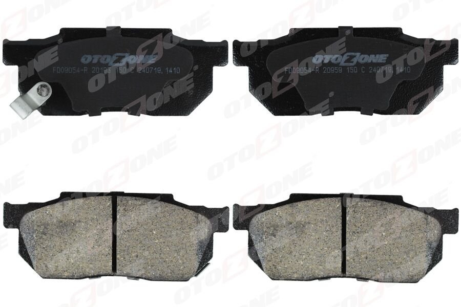 ÖN FREN BALATA HONDA CIVIC 1.3L 1.4L D13 D14 Karbüratörlü 86-89 / CRX 1.6L B16A1 VTEC EE8 kasa 89 -92 aşınma ikaz kontağı mevcut - şimli