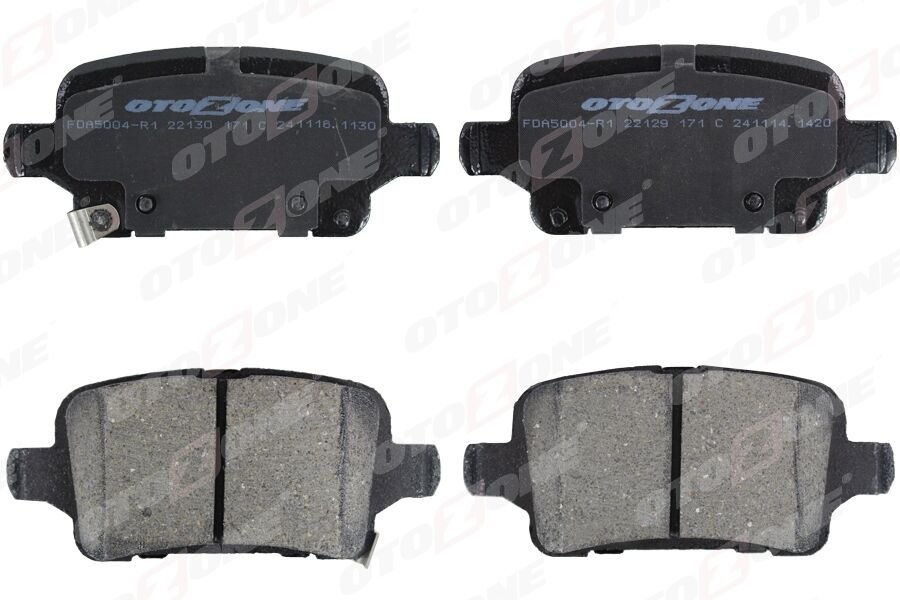 ARKA FREN BALATASI OPEL ASTRA K 1.0-1.4-1.4T-1.6T-1.6 CDTI 16>22 106.5x46.3x16.6 METAL İNDİKATÖRL Ü