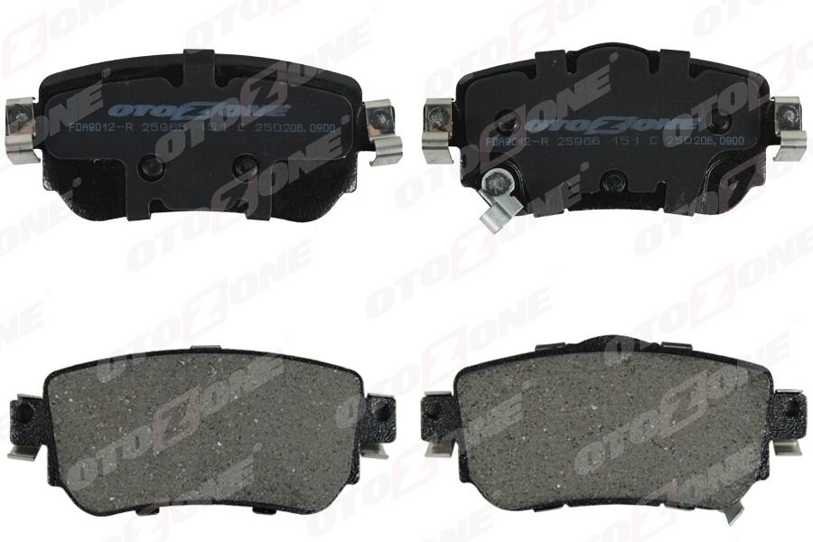 ARKA FREN BALATA RENAULT KADJAR 15> KOLEOS II 18> / NISSAN QASHQAI 1.6L Dci R9M dizel 11-> / X-TRAIL 1.6L Dci T32 12-> - Aşınma ikaz soketli