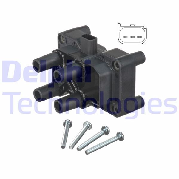 ATESLEME BOBINI FIESTA V-VI 01>11 FUSION 01>12 1.25-1.3-1.4-1.6TI FOCUS II C MAX 1.4-1.6TI VOLVO C30 06>12 S40 II 05>12 V50 05>12 1.6 BAGLANTI CIVATLARI ILE BERABER
