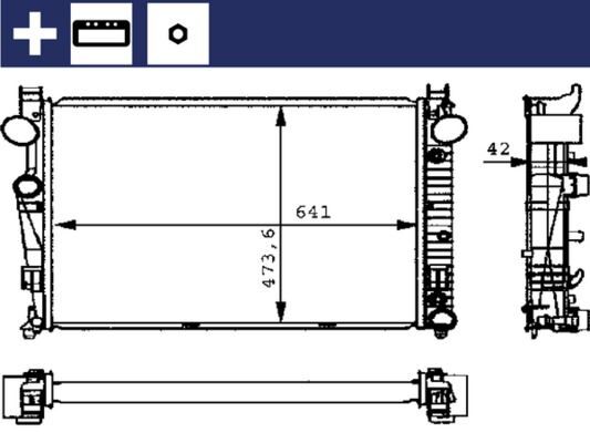 MOTOR SU RADYATORU MERCEDES S-CLASS W220 98>05
