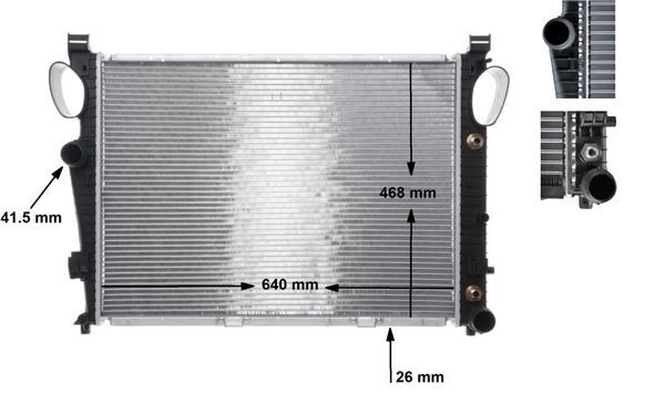 MOTOR SU RADYATORU MERCEDES S-CLASS M112 M272 W220 98>05