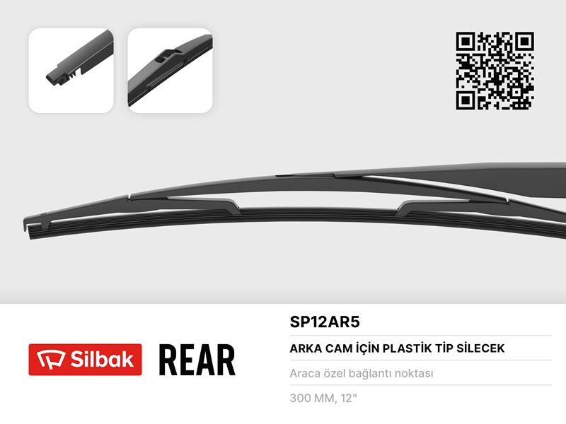 SİLECEK SÜPÜRGESİ ARKA PLASTİK TİP 300MM HYUNDAI İ İ30. CW GD 11/12>