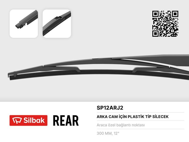 SİLECEK SÜPÜRGESİ ARKA PLASTİK TİP 300MM CITROEN C1 II 04/14> . DAIHATSU CHARADE 03/03> . CUORE 7 03/03> . CUORE 8 04/07> . MATERİA 10/06> . İ20 08-14 YRV MK2 02/01> . DODGE JOURNEY 06/08