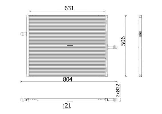 ILAVE SU RADYATORU MERCEDES SPRINTER B907 B910 18>