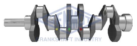 KRANK MİLİ HYUNDAI H100. H2600 2.6L D4BB TC TCI KAMYONET turbo 97-04