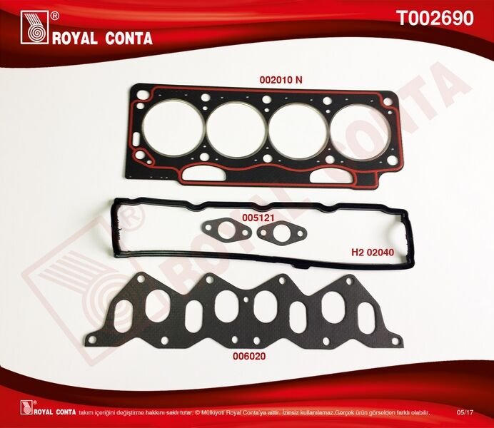 ÜST TAKIM CONTA STD. KEÇESİZ R11 FLASH 1700 F2N