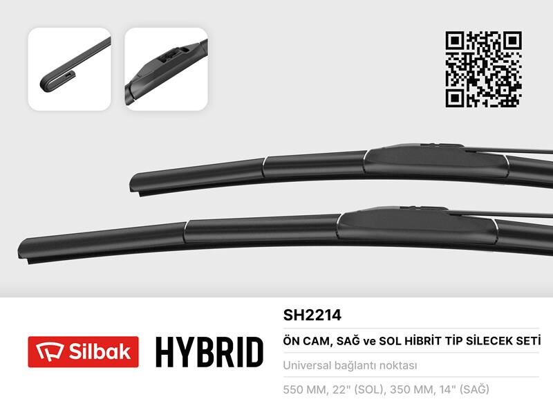 SILECEK SUPURGESI TAKIMI ON 550mm / 350mm HYUNDAI GETZ TB MUZ TIP