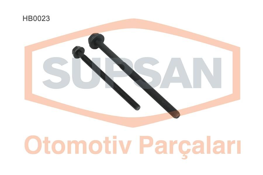 SİLİNDİR KAPAK SAPLAMASI SET FORD TRANSİT 06> PEUGEOT BOXER-JUMPER 2.4-2.2 TDCİ 8 KISA-10 UZUN T AKIM