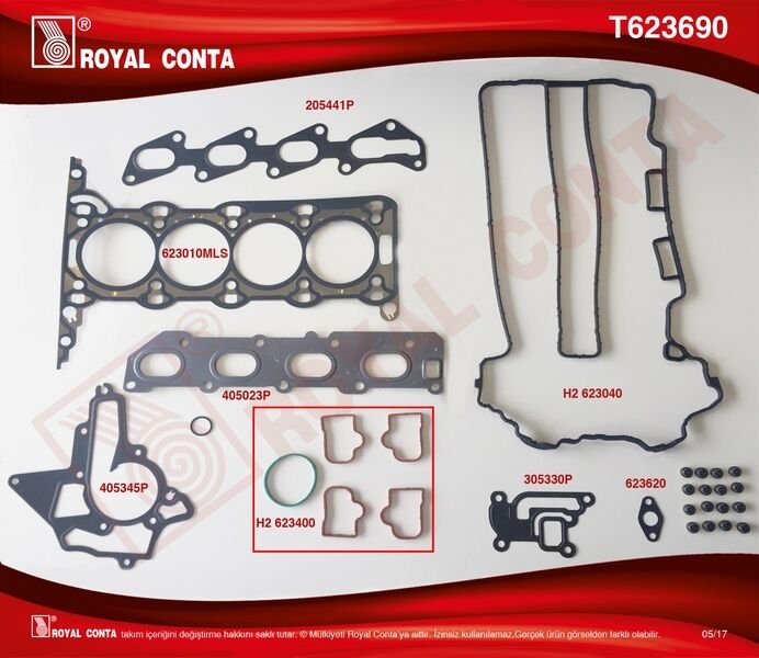ÜST TAKIM CONTA SUBAP LASTİKLİ CORSA C-D - ASTRA G-H - MERIVA-ZAFIRA-VECTRA 1.2-1.4 16V Z12XE-XEP-