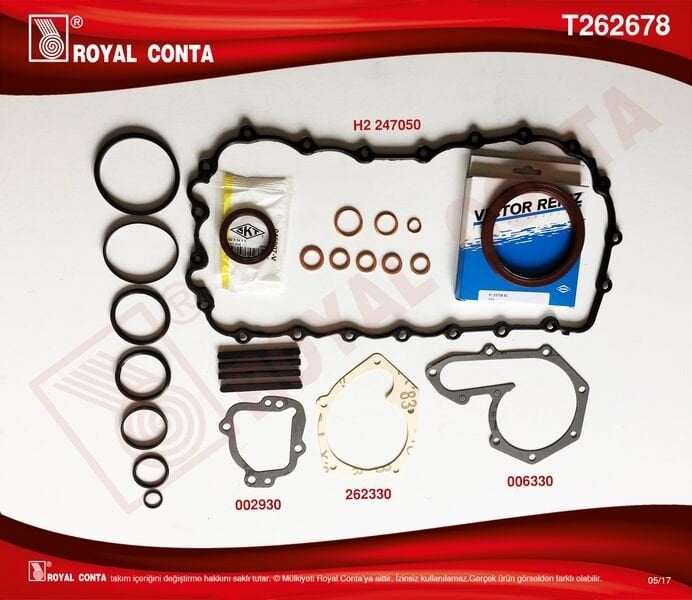 MOTOR ALT TAKIM CONTA SKT KEÇELİ KRT CNTLI KNG-EXP1.9 F8Q 247678