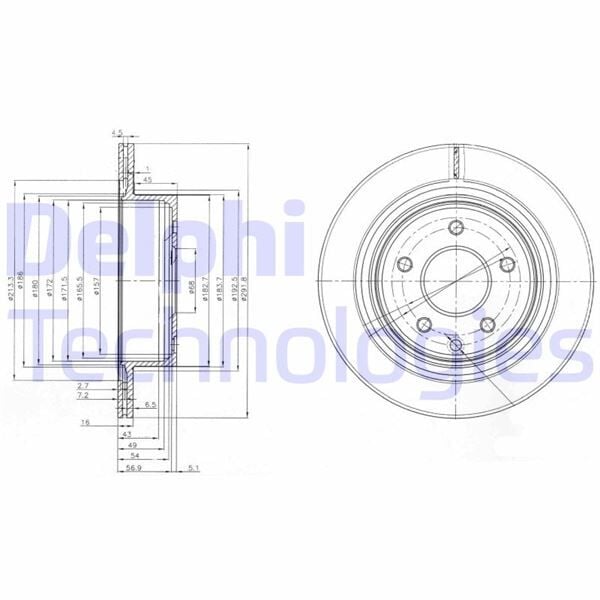 ARKA FREN DİSKİ HAVA KANALLI NISSAN QASHQAI 1.5L Dci K9K dizel J10DE 06-13 / X-TRAIL 2.0L QR20 M9R T30 T31 01-13 / RENAULT KOLEOS 08> KOLEOS II 16> 292 çap x 5 bijon - Takım disk fiyatıdır