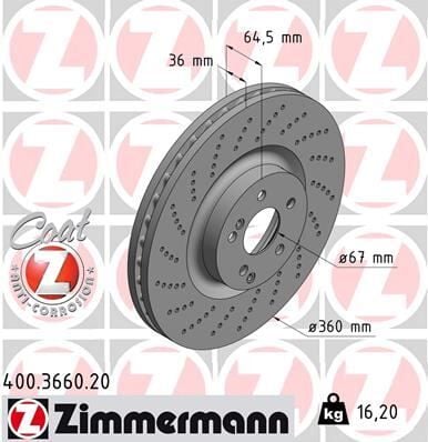 FREN DISKI ON MERCEDES AMG W204 S204 W205 S205 C205 A205 W212 S212 C207 A207 W221 C216