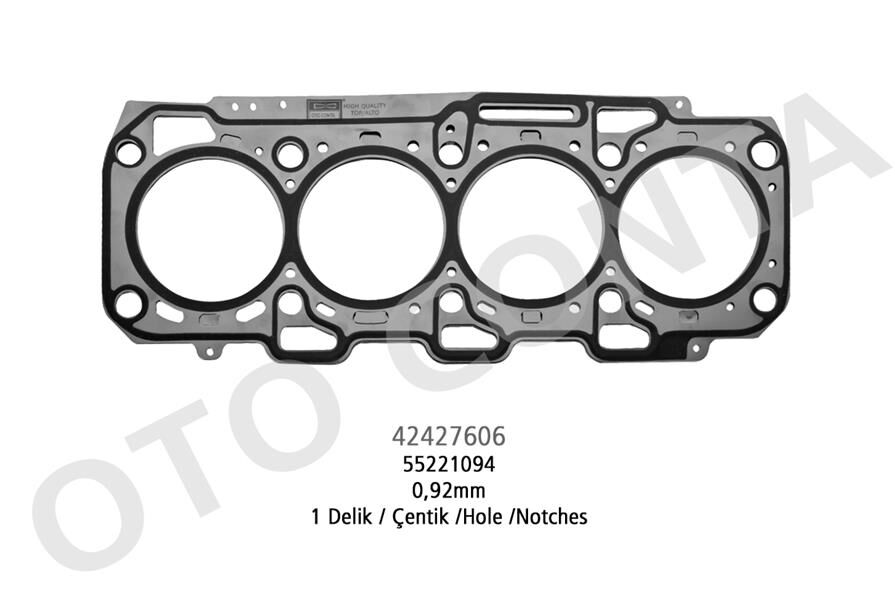 SKC FIAT DOBLO 10> LINEA 07> BRAVO II 07>14 EGEA 15> ALFA ROMEO GIULIETTA 10>19 MITO 11> 1.6D MTJ 0.92mm