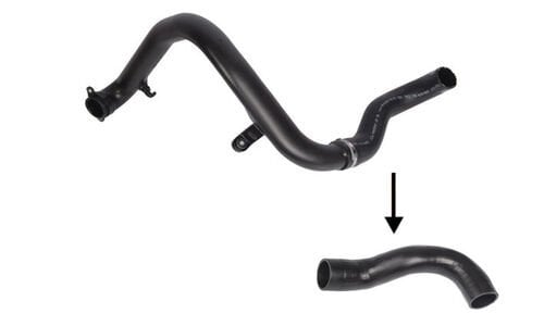 TURBO HORTUMU PLASTİK BORU HARİÇ OK İLE GÖSTERİLEN HORTUM FIAT BRAVO II 1.6 MJET 08>14