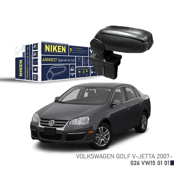 ARACA ÖZEL KOL DAYAMA SİYAH VW GOLF V-JETTA 07 >