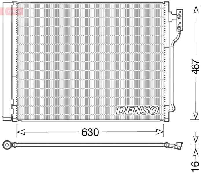 KLIMA RADYATORU BMW F07 F10 F11 F18