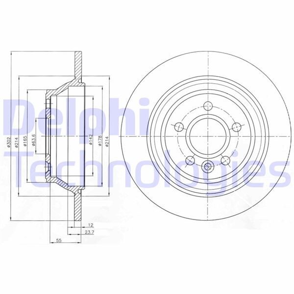 ARKA FREN DISK AYNASI VOLVO V70 III 07> D4 13> S80 II 2.0 3.2 /2.0TDI 08> XC70 06>