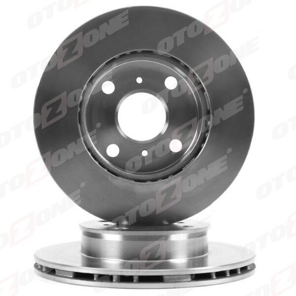 ÖN FREN DİSKİ HAVA KANALLI TOYOTA COROLLA 1.3L 2E EE100 95-98 / 1.6L 4A-F AE92 88-92 238 ÇAP X 4 BİJON - Adet disk fiyatıdır