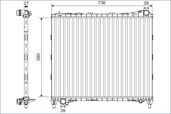 MOTOR SU RADYATORU LAND ROVER RANGE ROVER L405 L494
